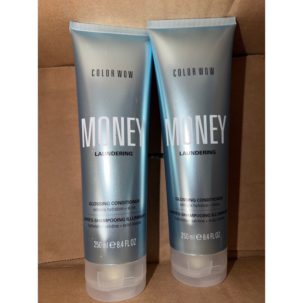 Color Wow Money Laundering Glossing Conditioner Extreme Hydration Shine Set of 2